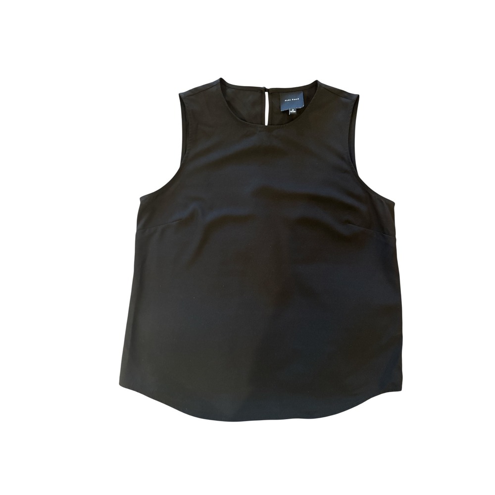 Alex Marie Black Sleeveless Top‎ Blouse Office Career Work